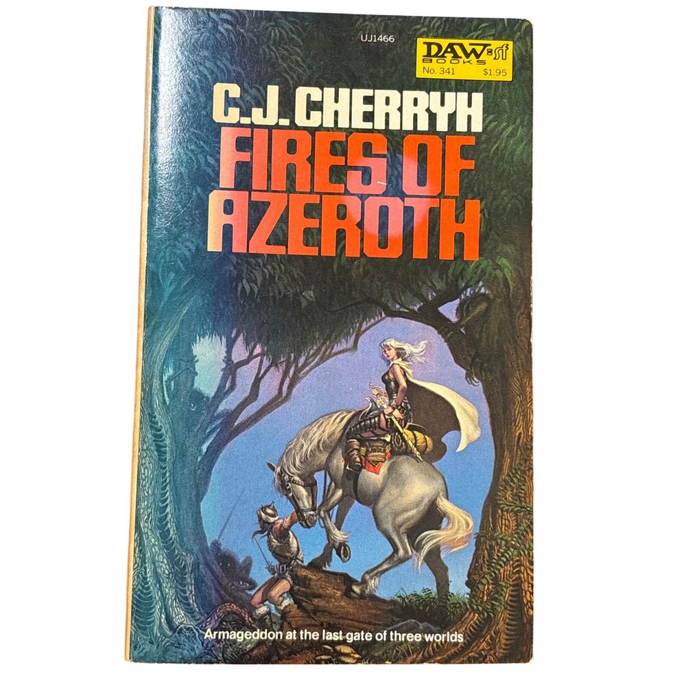 Fires of Azeroth by C.J. Cherryh (1st Edition/First Print, DAW 341, Morgaine #3)